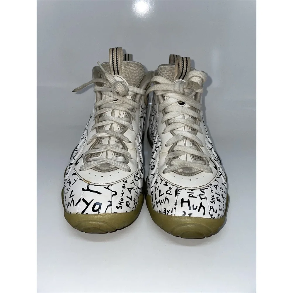 Nike Little Posite One (GS) 'Hey Penny' White Black 723946 101 Size‎ 5.5y